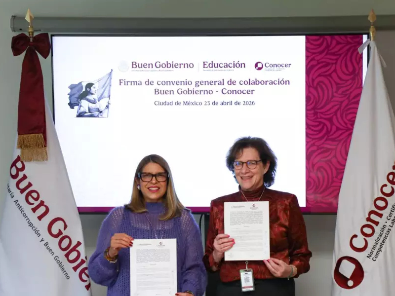 Buen Gobierno y Conocer firman convenio para certificar y fortalecer el desempeño laboral en el servicio público